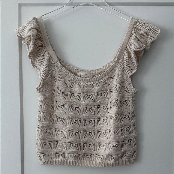 Jessica Simpson Ivory Knit Top - Picture 1 of 2